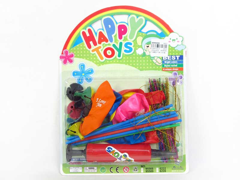 Balloon & Inflator(10in1) toys