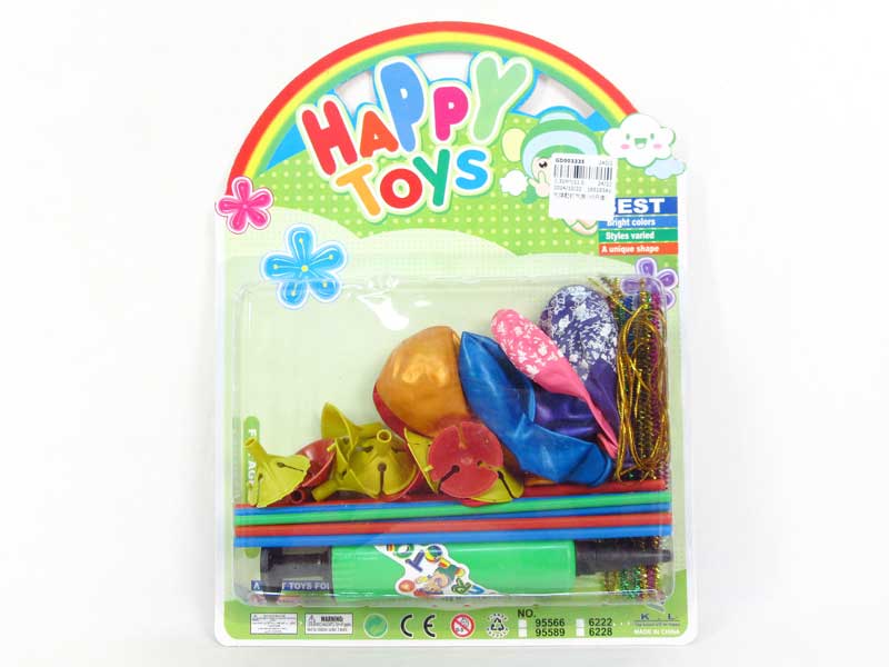 Balloon & Inflator(10in1) toys