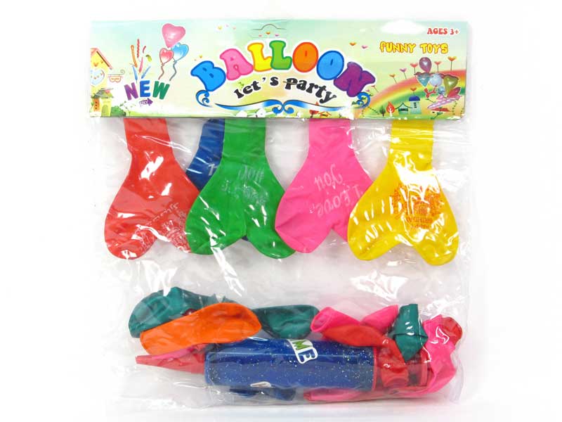 Balloon & Inflator(21pcs) toys