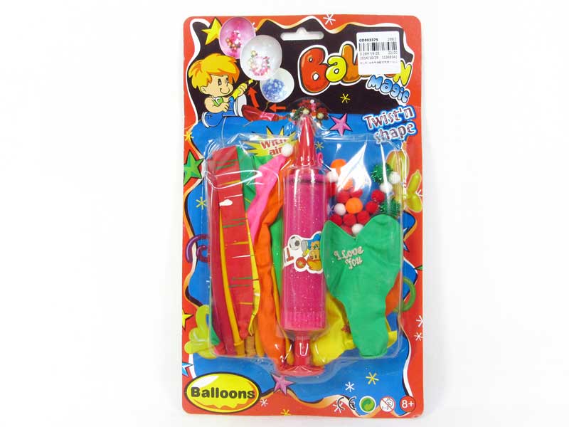 Balloon & Inflator(13pcs) toys