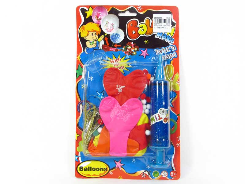 Balloon & Inflator(8pcs) toys