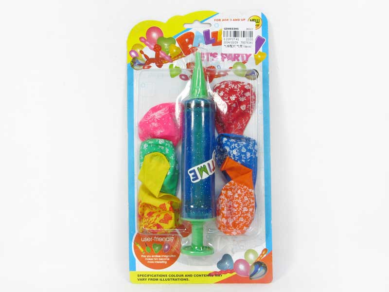 Balloon & Inflator(6pcs) toys
