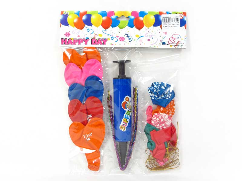 Balloon & Inflator(12pcs) toys