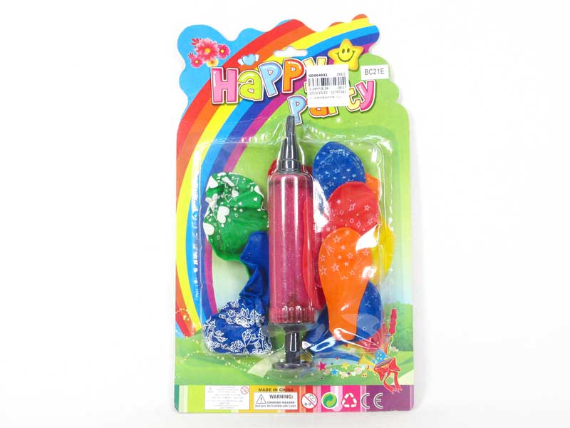 Balloon & Inflator(12pcs) toys