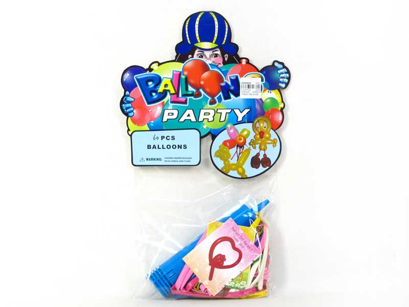 Balloon & Inflator(60in1) toys
