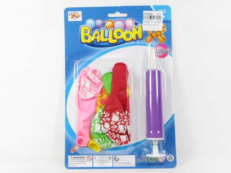 Balloon & Inflator(4pcs) toys