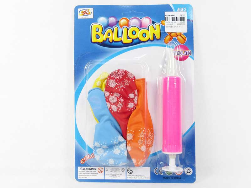 Balloon & Inflator(4pcs) toys