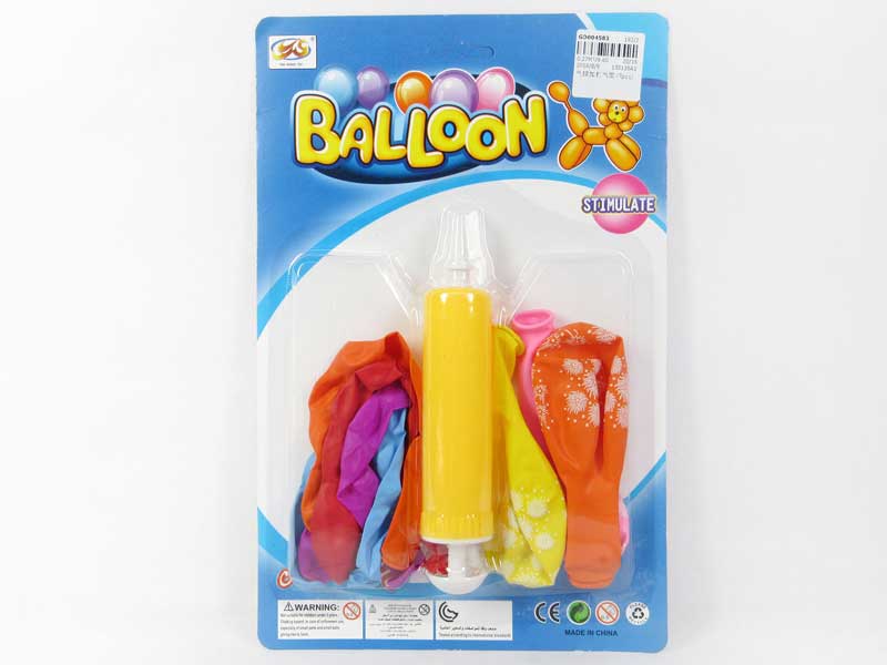 Balloon & Inflator(7pcs) toys