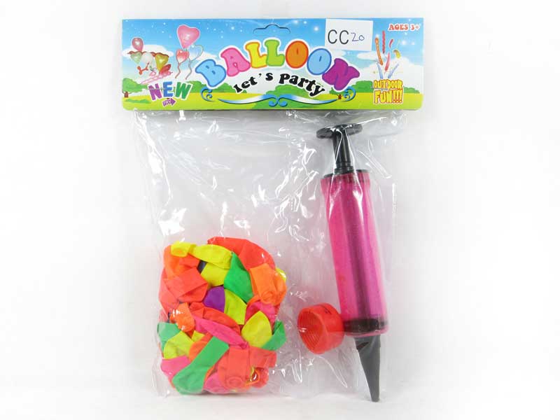 Balloon & Inflator(100pcs) toys