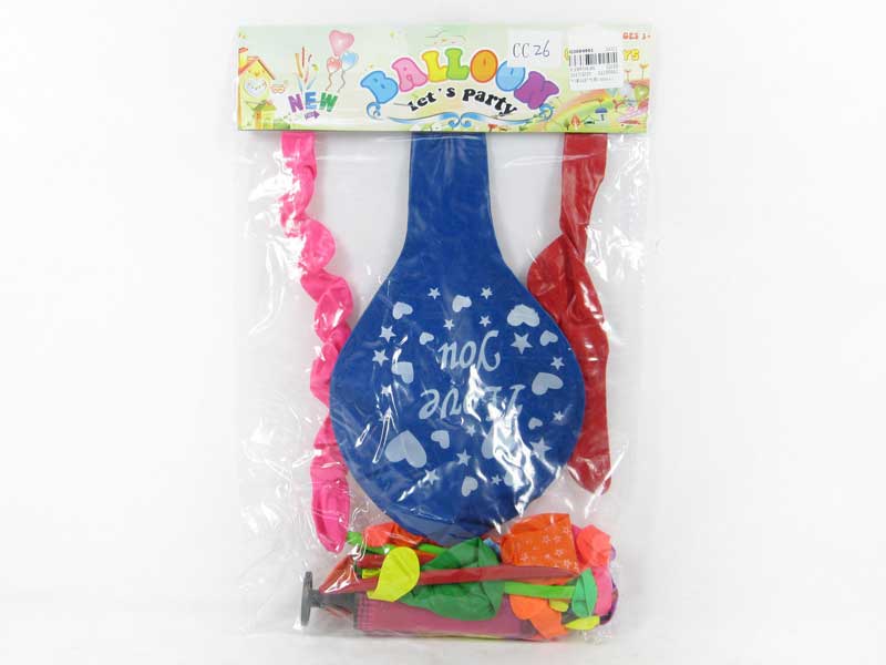 Balloon & Inflator(60pcs) toys