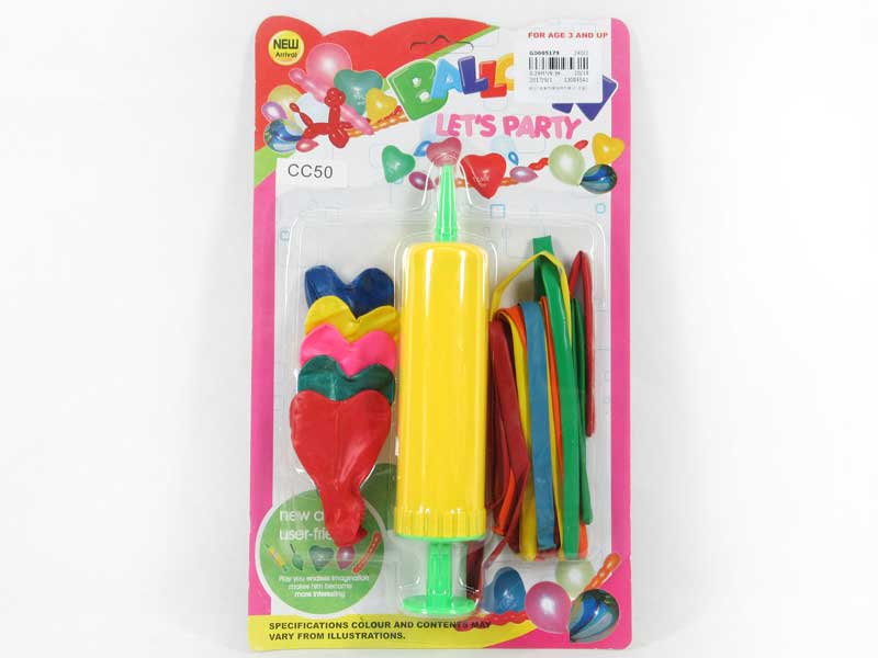 Balloon & Inflator(17in1) toys