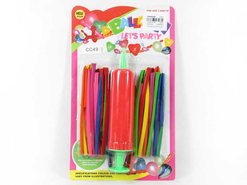 Balloon & Inflator(24in1) toys