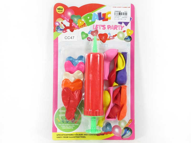 Balloon & Inflator(11in1) toys