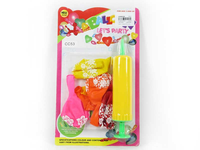 Balloon & Inflator(8in1) toys