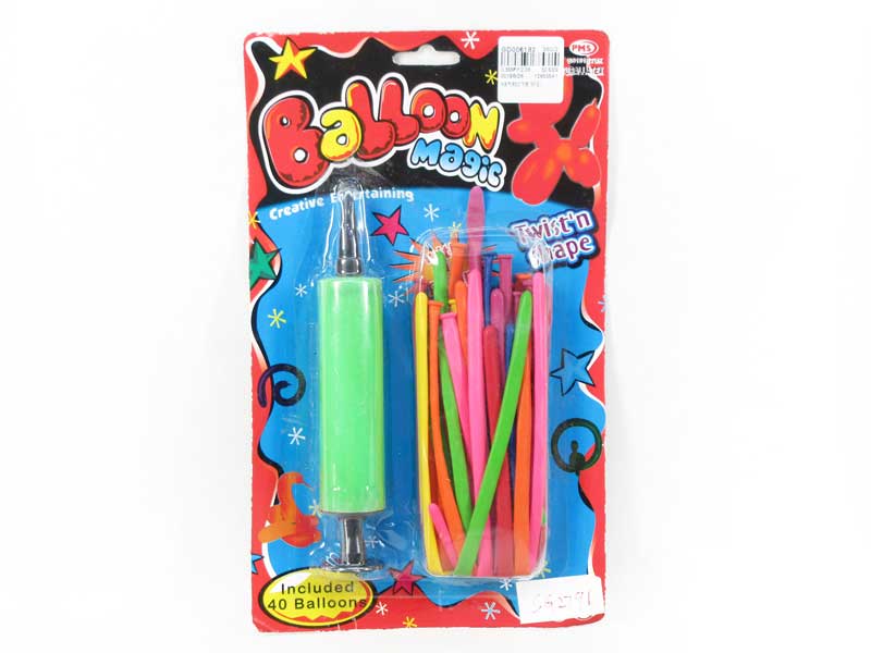 Balloon & Inflator(18in1) toys