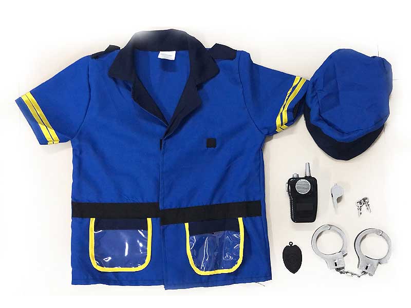 Short Sleeve Police Clothing Set toys