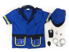 Short Sleeve Police Clothing Set