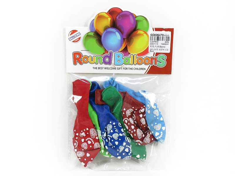 Balloon(6pcs) toys