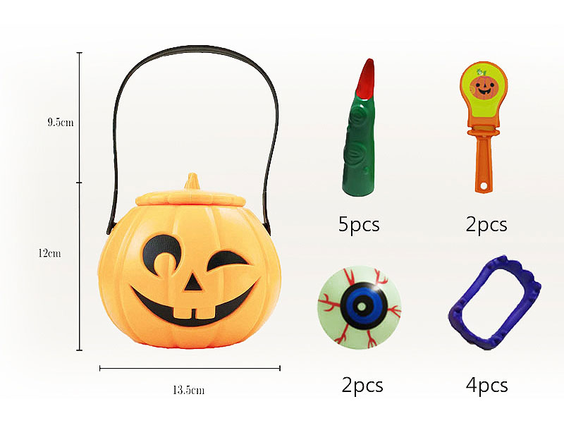 Halloween Pumpkin Bucket Set toys