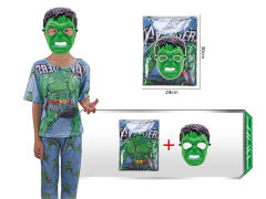 复仇者联盟绿巨人面具+衣服