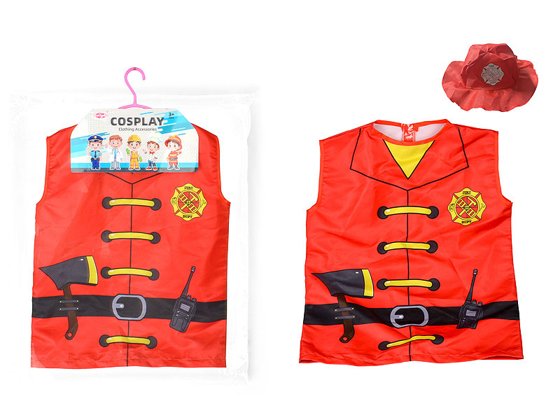 Cosplay Firefighting Short Sleeves toys