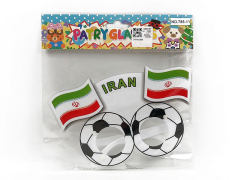 世界杯伊朗国旗眼镜