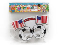 世界杯美国国旗眼镜