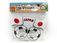 世界杯日本国旗眼镜