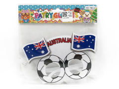世界杯澳大利亚国旗眼镜