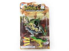 Dinosaur Set & Soft Bullet Gun Set toys