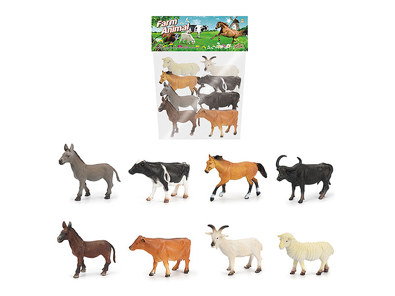 8inch Farm Animal(8in1) toys