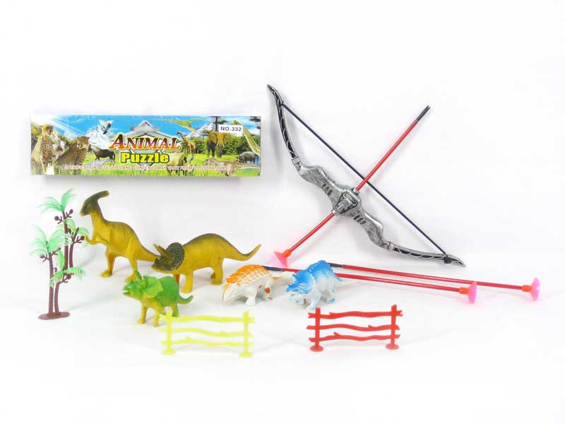 Dinosaur Set & Bow_Arrow toys