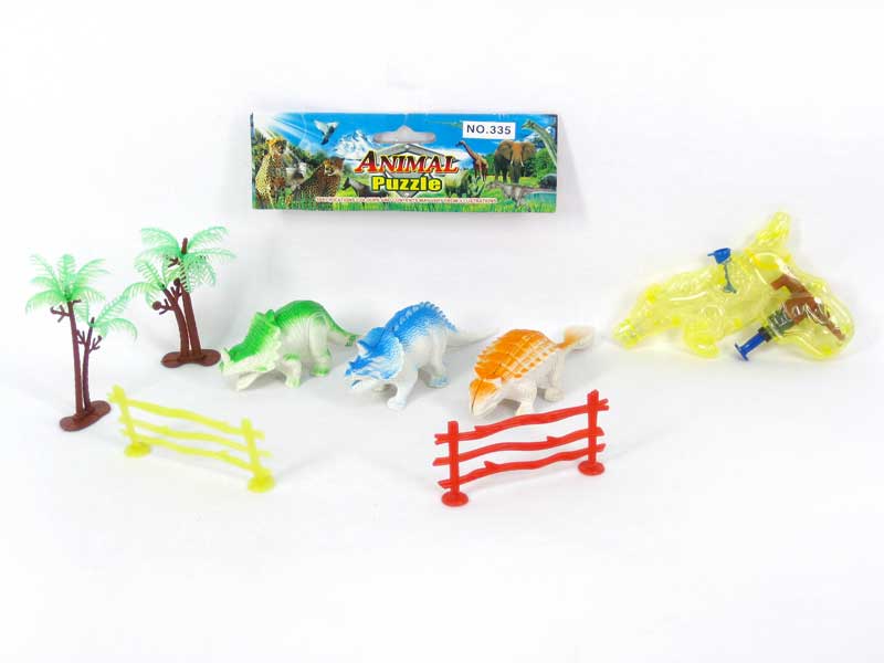 Dinosaur Set & Water Gun toys