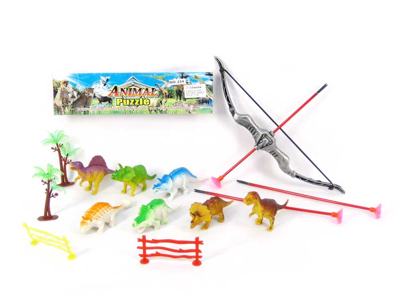 Dinosaur Set & Bow_Arrow toys