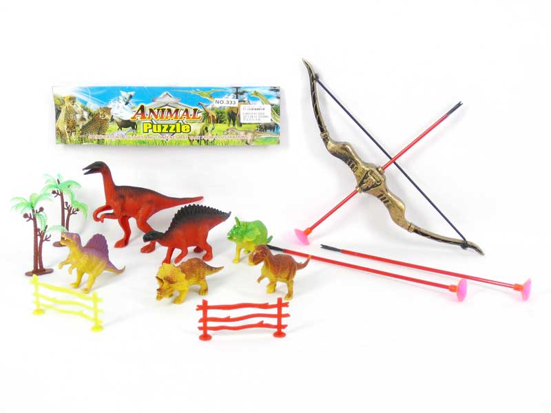 Dinosaur Set & Bow_Arrow toys