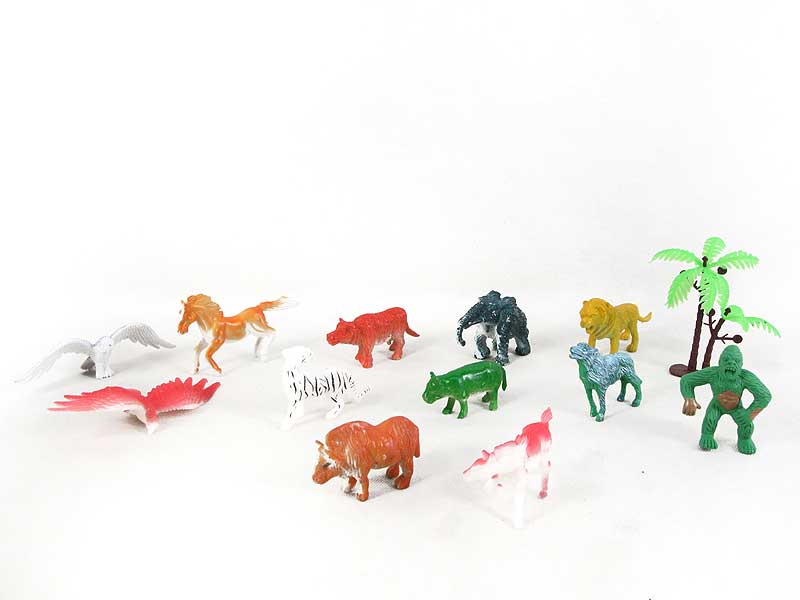 3.5inch Wild Animal Set(12in1) toys