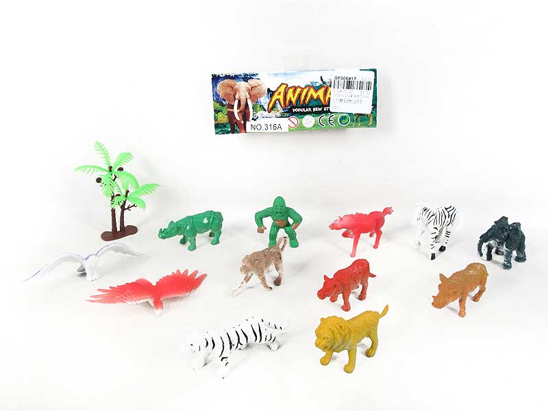 3.5inch Wild Animal(12in1) toys