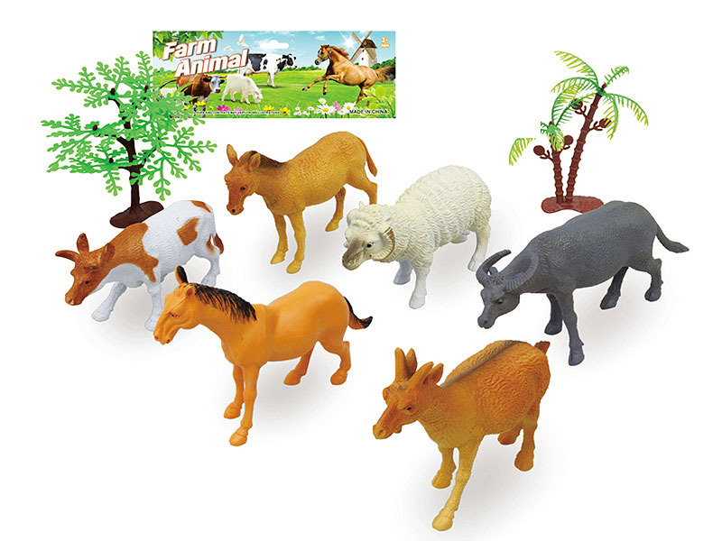 5inch Farm Animal Set(6in1) toys
