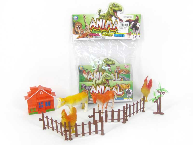 Farm Animal(4in1) toys