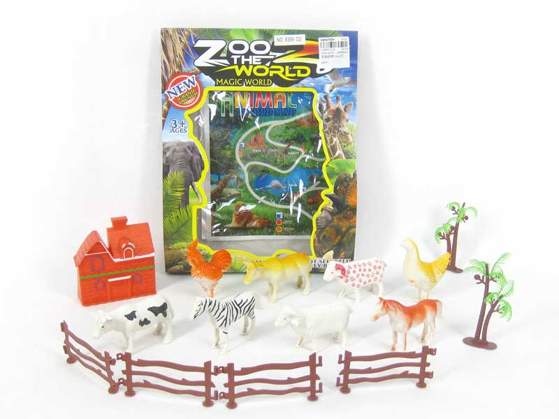 Farm Animal(8in1) toys