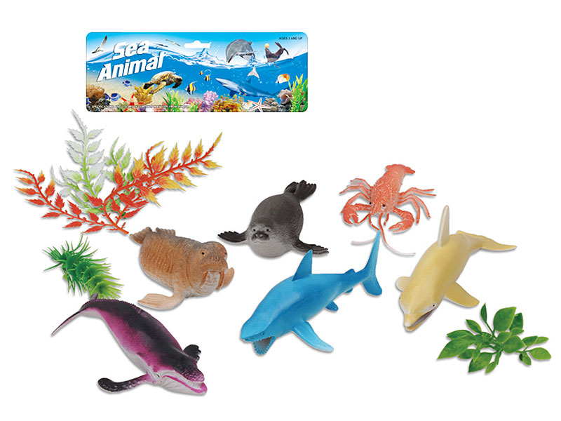 5inch Ocean Animal Set(6in1) toys