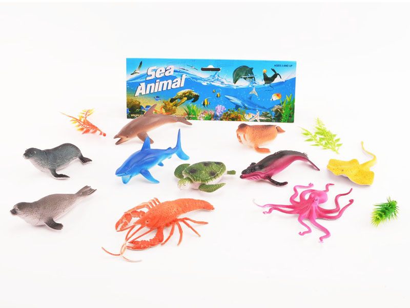 5inch Ocean Animal Set(10in1) toys