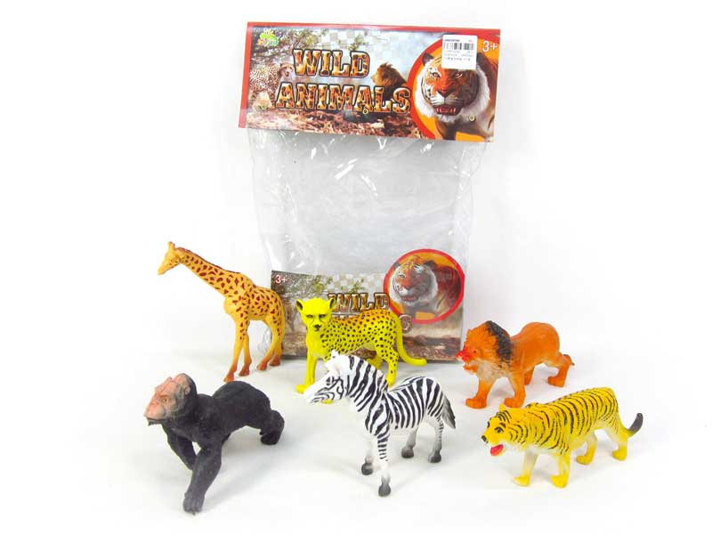 7inch Animal Set(6in1) toys
