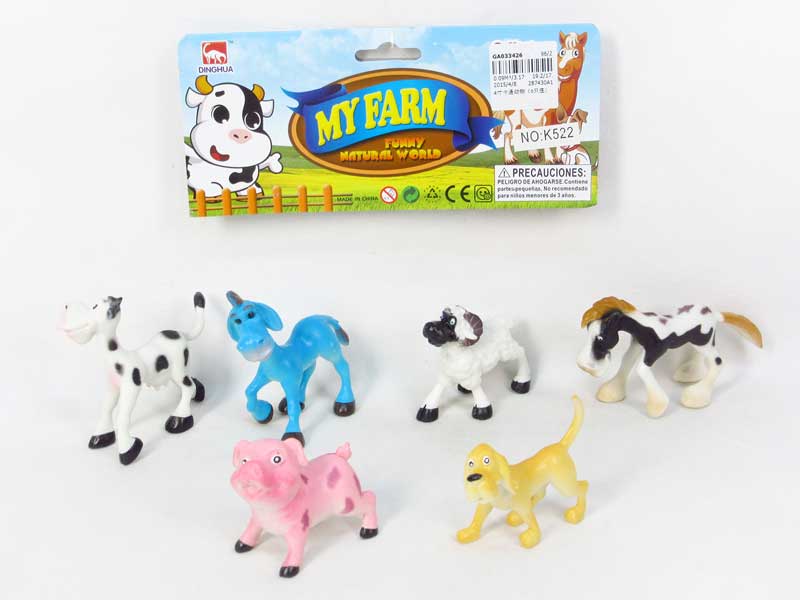 4inch Animal（6in1） toys