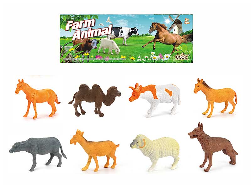 5inch Farm Animal(8in1) toys