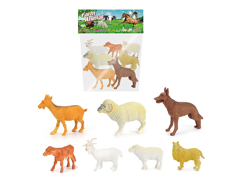 4-5inch Farm Animal(7PCS) toys