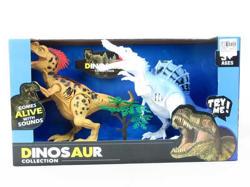 Dinosaur Set W/L_S(2in1) toys