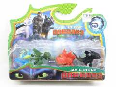 3inch Training Dragon(4in1) toys