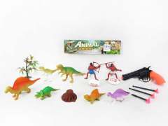 Animal Set & Toy Gun