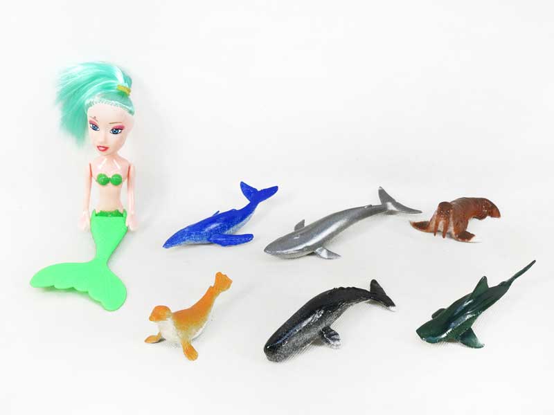 Submarine Animal Set & Mermaid toys